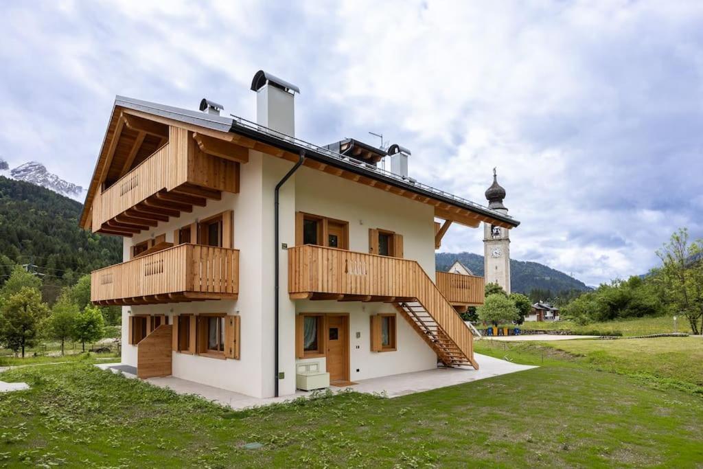 Incantevole Appar Chalet Nuovo Borca di Cadore Exterior foto